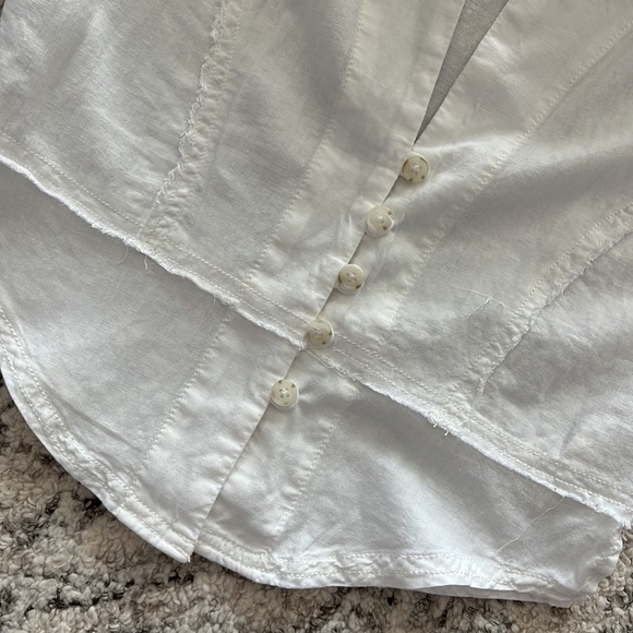 Linen white top - Picture 3 of 7